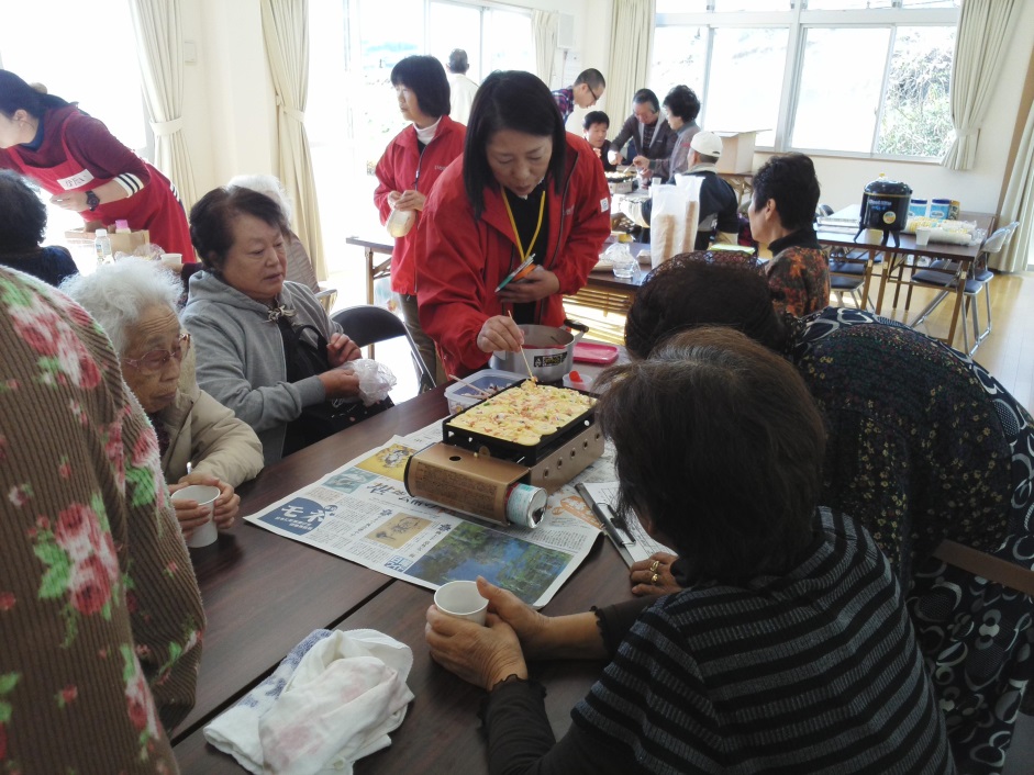五年目を迎えて交流会も花ざかり