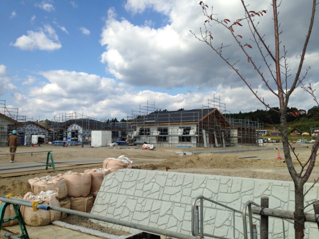 コンパクトタウン建設現場